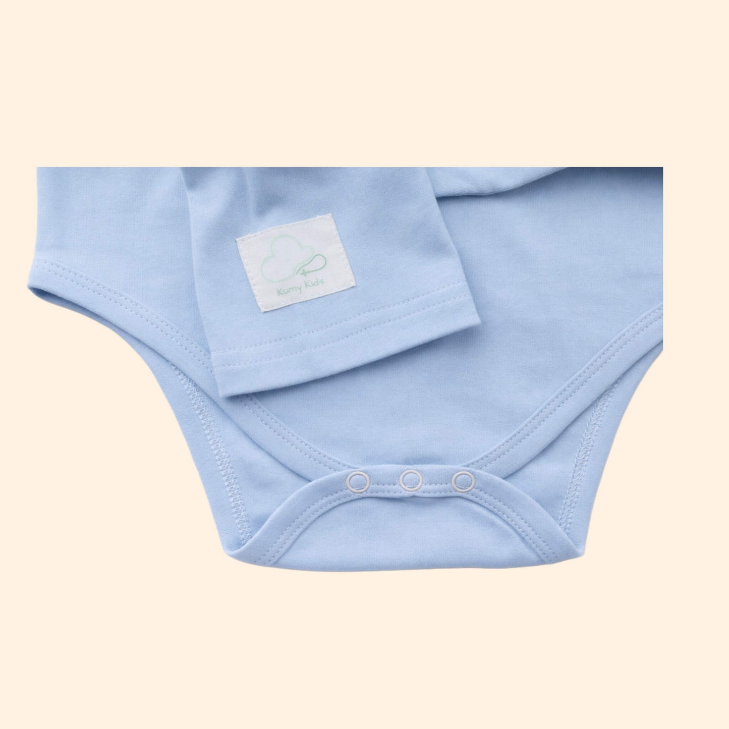 Baby Short Sleeve Remove Before Sleep Onesie Logo Details Label