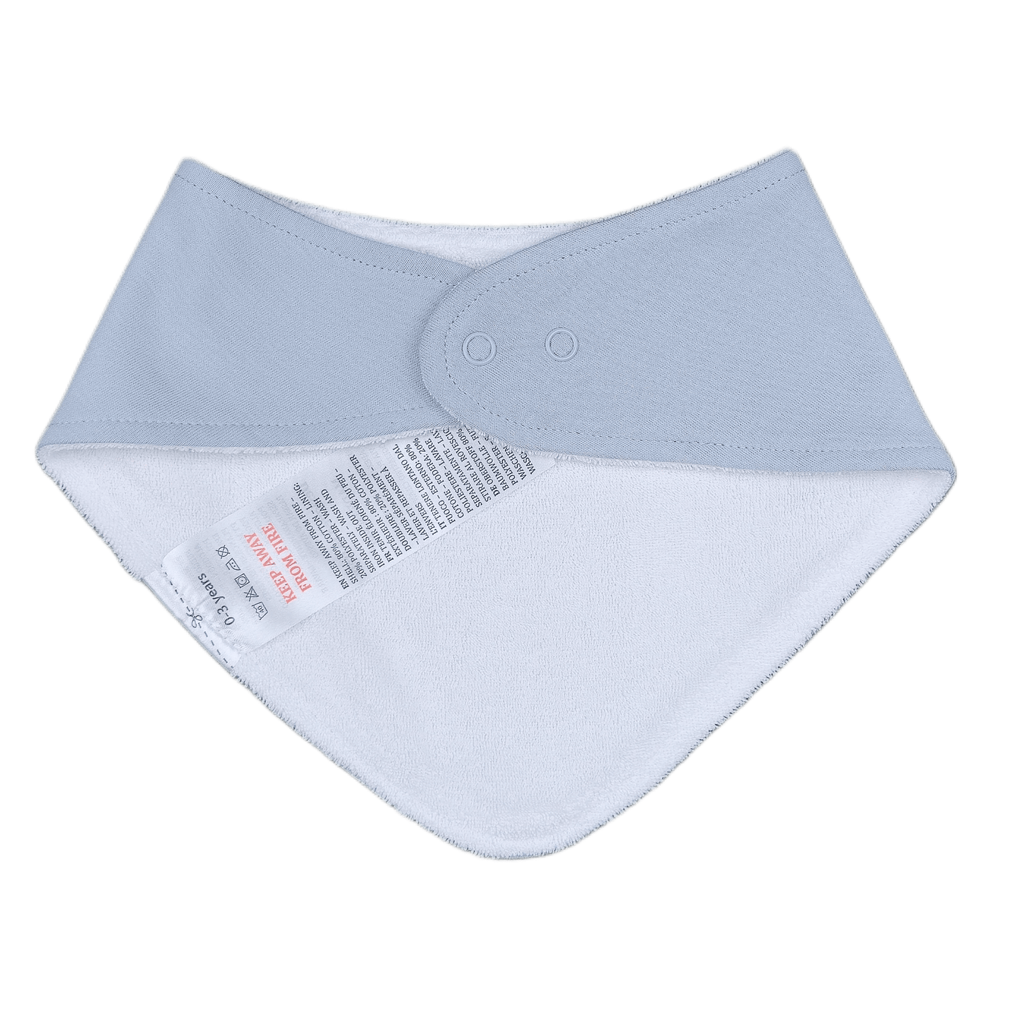 Baby Bandana Bib Aviation Cotton - 80% Cotton 20% Polyester Italian Design 0-36M