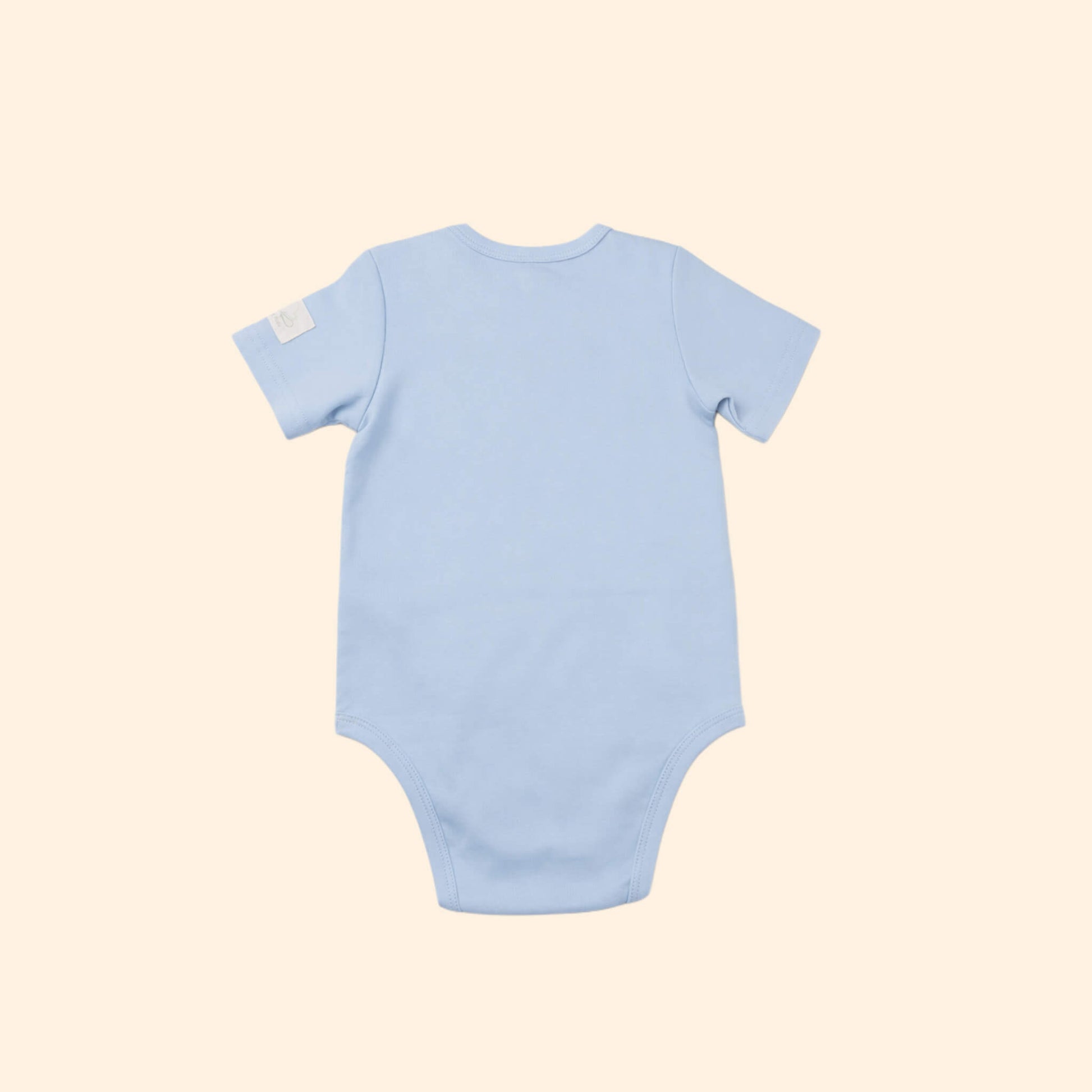 Baby Short Sleeve Remove Before Sleep Onesie Back View