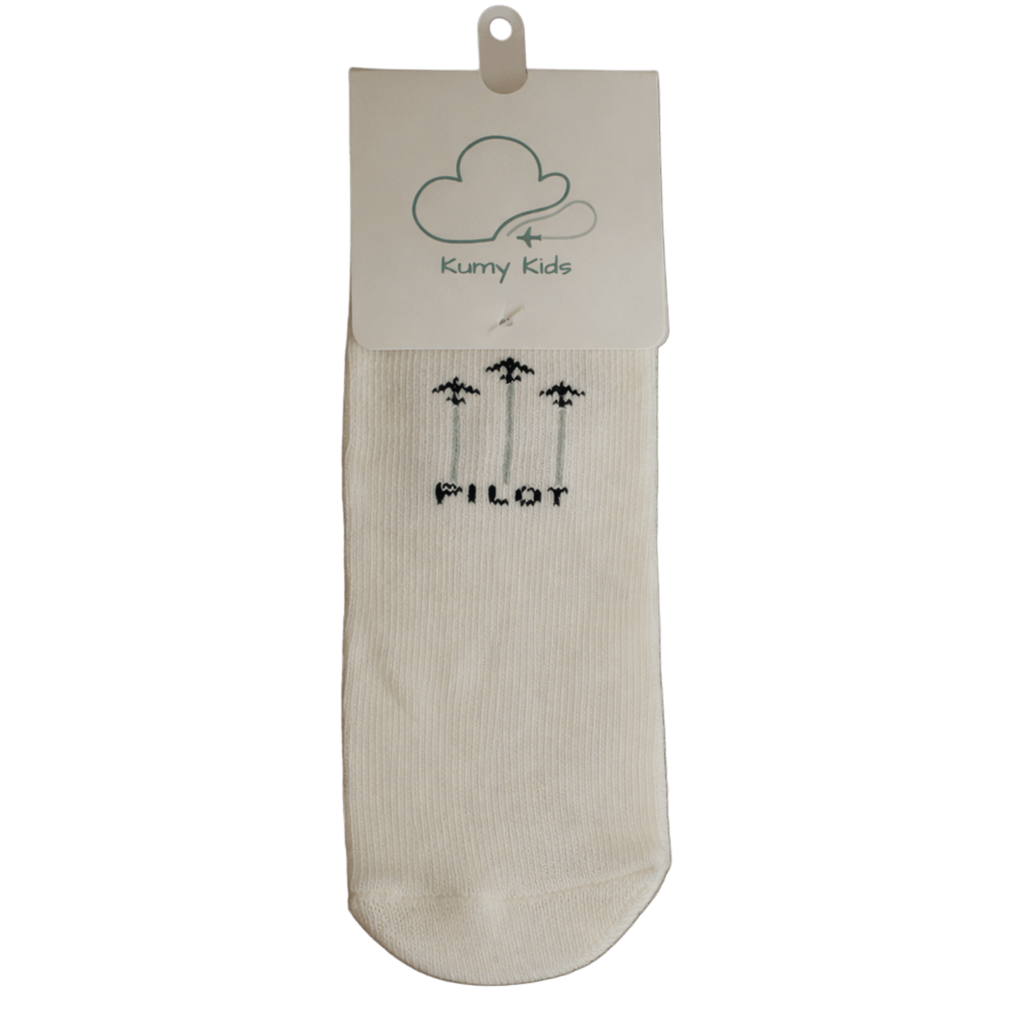 Baby Cotton Socks Pilot Aviation Design - Soft Ribbed Italian 0-24M