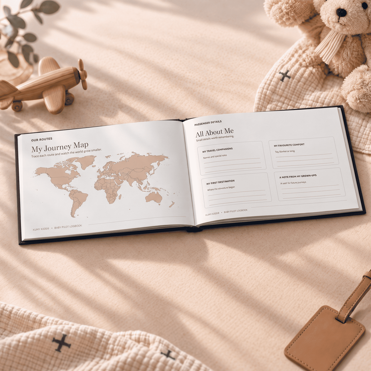 Baby Pilot Logbook – First Flight Travel Journal