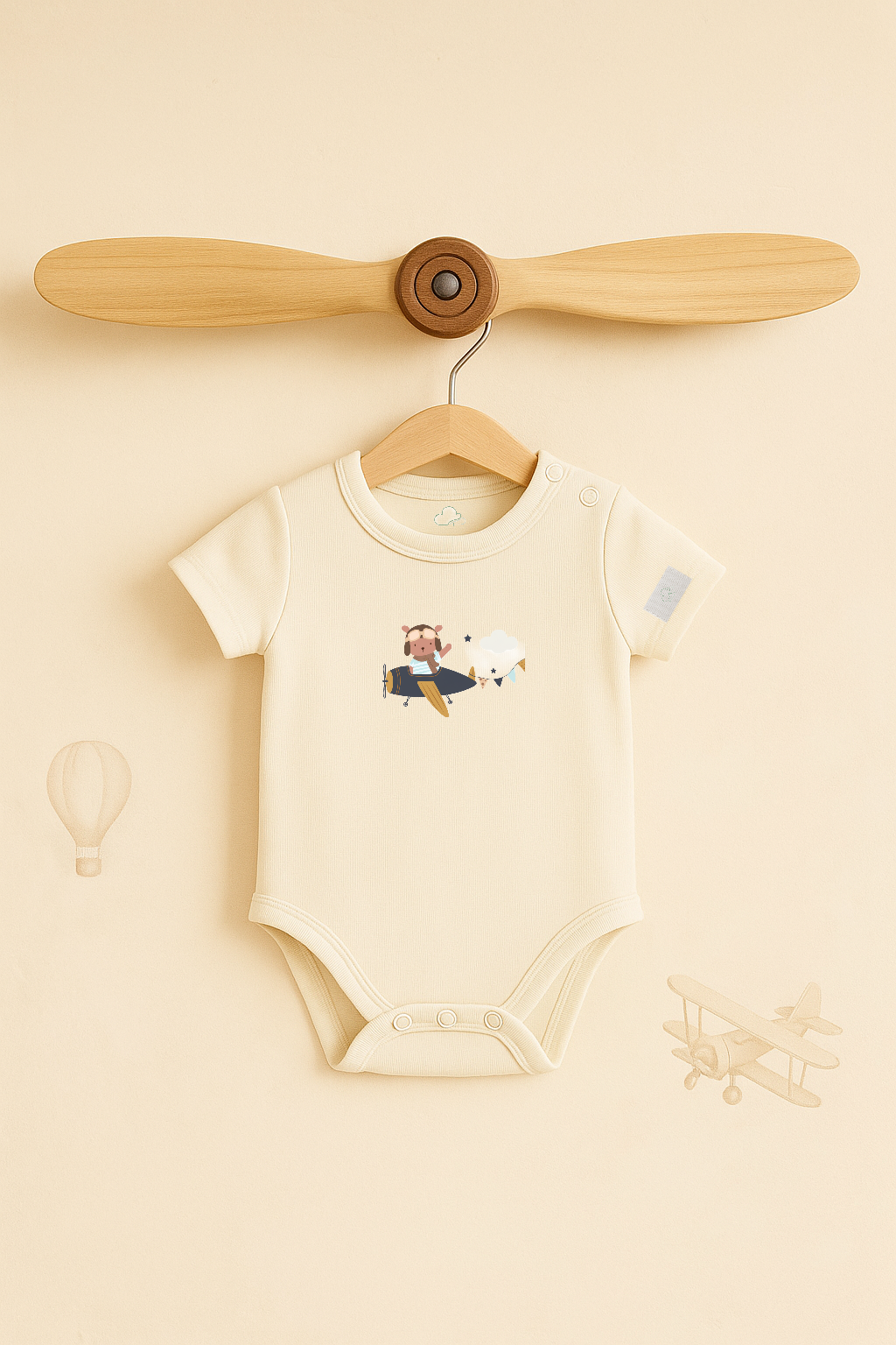 Body neonato Baby Pilot con grafica aereo – Kumy Kids® Aviation