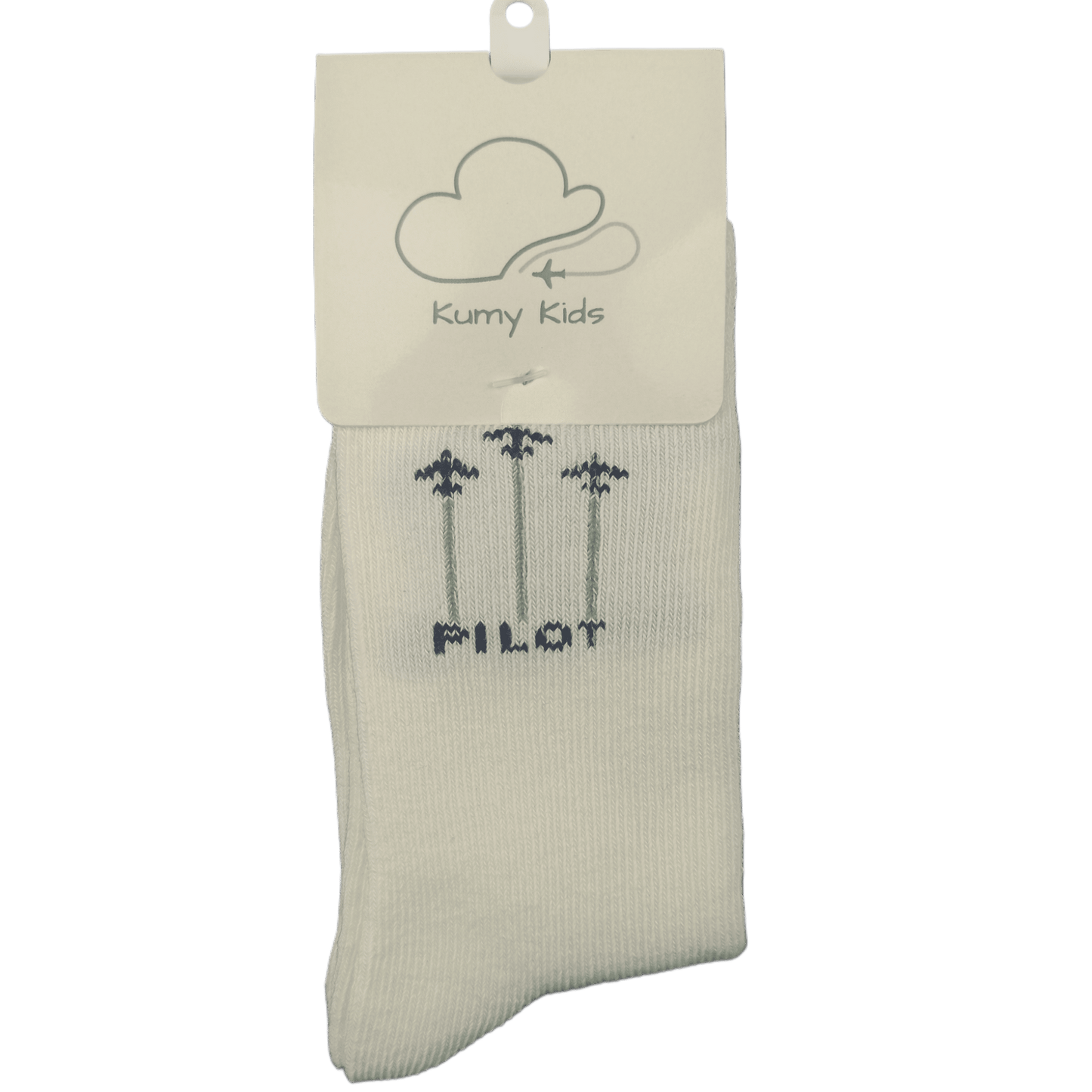 Baby Cotton Socks  Aviation Design - Soft Ribbed Design
