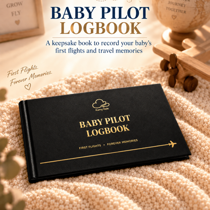 Baby Pilot Logbook – First Flight Travel Journal